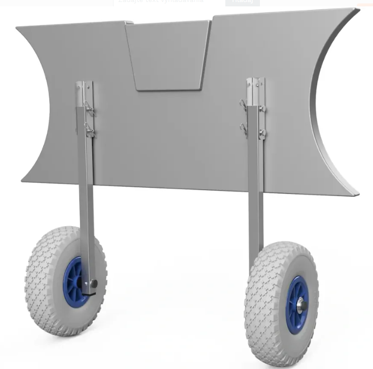 Kolieska prepravné ET260 šedo/modré